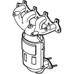 Catalyseur Pour Toyota Yaris 250510J010