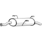 Silencieux d'échappement Arrière Pour Peugeot 306 1726C1 1726T1