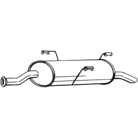 Silencieux d'échappement Arrière Pour Peugeot 306 1726C1 1726T1
