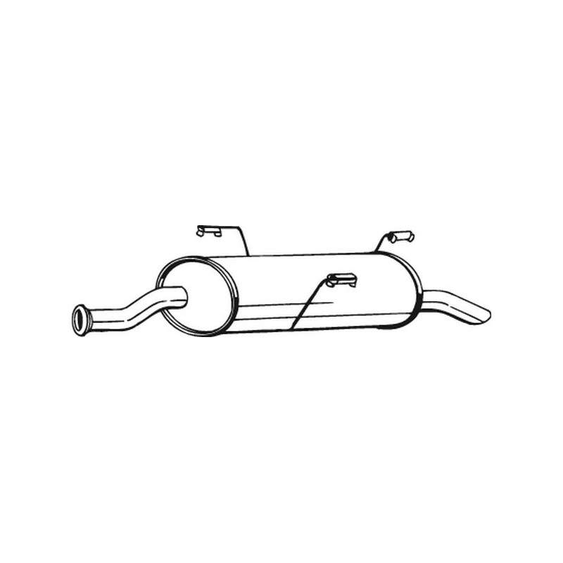 Silencieux d'échappement Arrière Pour Peugeot 306 1726C1 1726T1