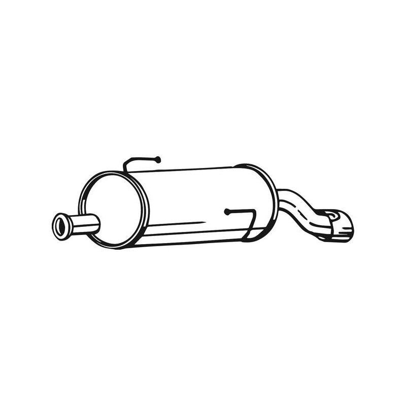 Silencieux d'échappement Arrière Pour Peugeot 206 1726SG