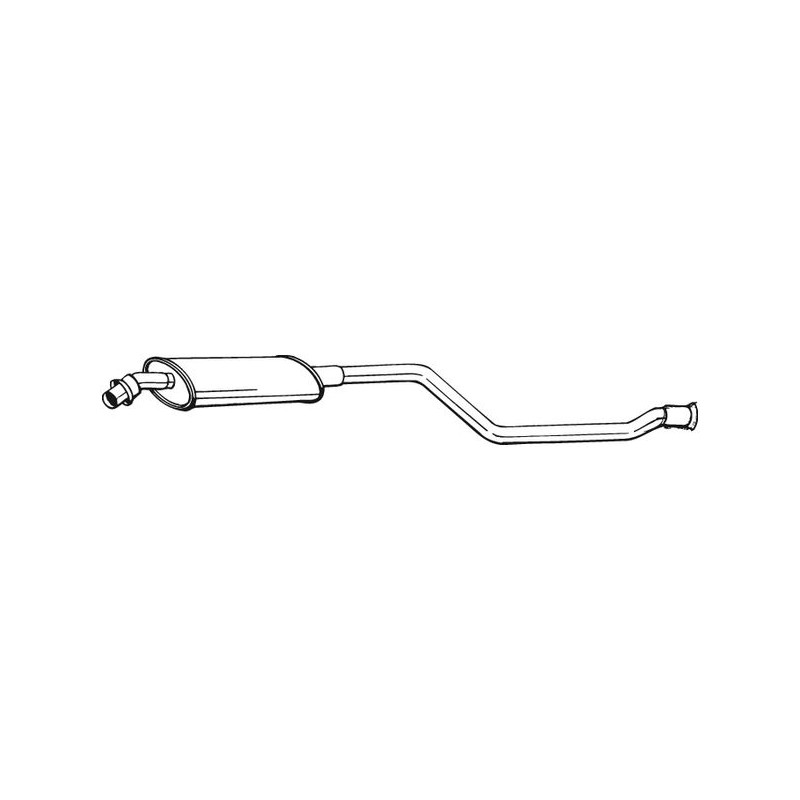Silencieux d'échappement Central Pour Citroën Xsara 171798