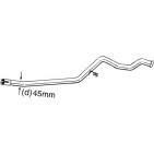Tuyau d'échappement Pour Peugeot 306 -