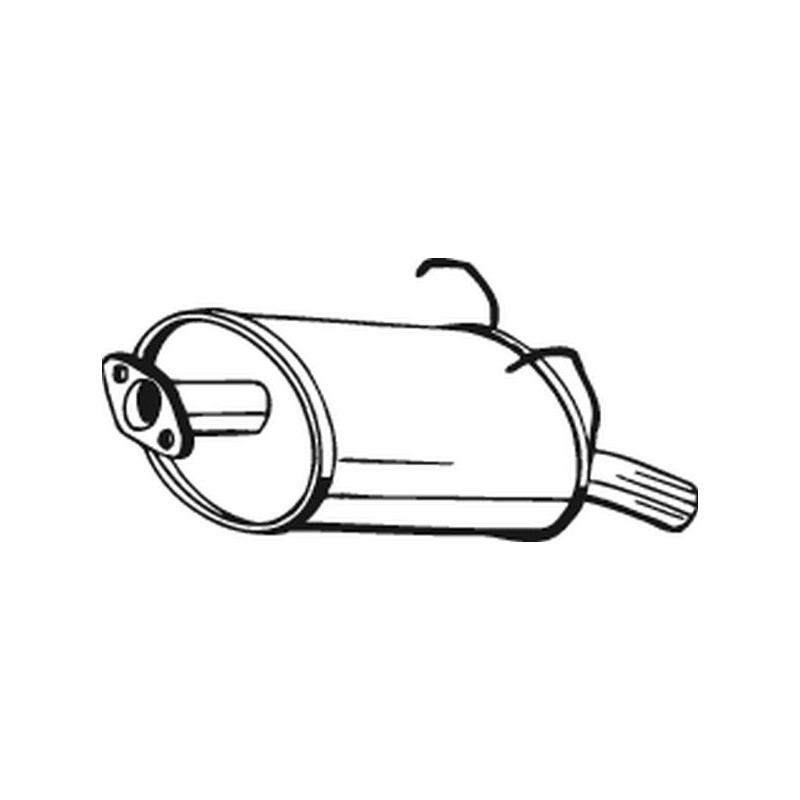 Silencieux d'échappement Arrière Pour Honda CR-V I 18030S10A00 18030S10A01