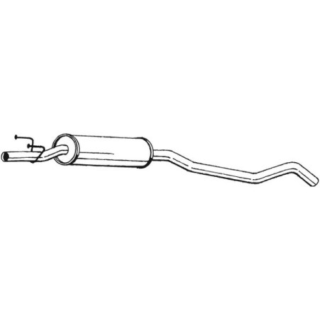 Silencieux d'échappement Central Pour Opel Corsa B Vauxhall Corsa MK I (B)