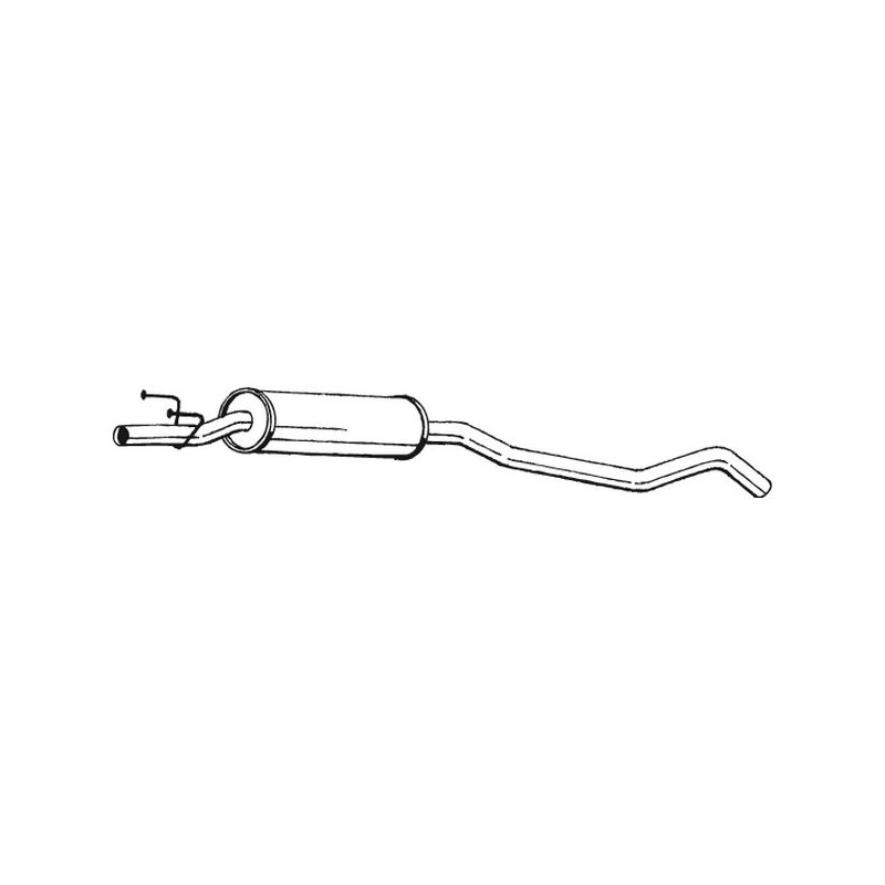 Silencieux d'échappement Central Pour Opel Corsa B Vauxhall Corsa MK I (B)