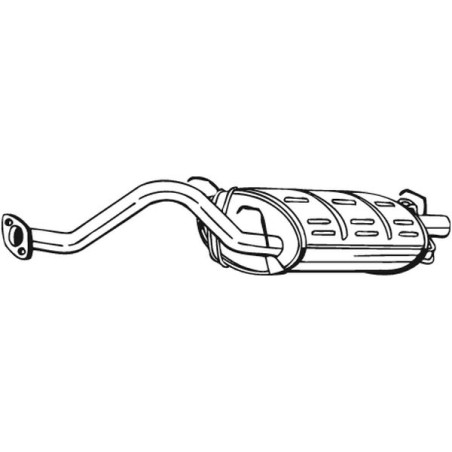 Silencieux d'échappement Arrière Pour Honda Civic VI Fastback 18030ST3E40