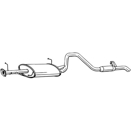 Silencieux d'échappement Arrière Pour Suzuki Grand Vitara I 1430065D00
