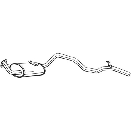 Silencieux d'échappement Arrière Pour Toyota Land Cruiser Hardtop 17405YZZ5Y