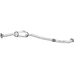 Silencieux d'échappement Central Pour Toyota RAV 4 II 1742028040