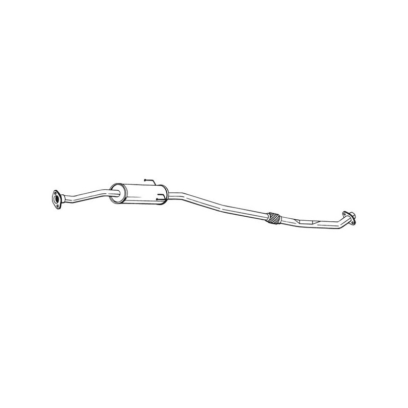 Silencieux d'échappement Central Pour Toyota RAV 4 II 1742028040