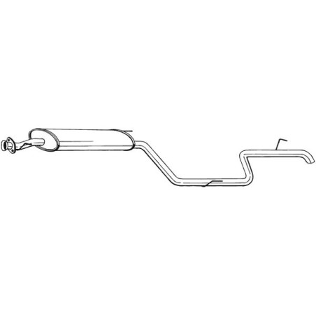 Silencieux d'échappement Arrière Pour MERCEDES Vito Autobus/Autocar