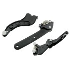 x3 Galet Rouleau porte Latérale Droite Pour Vw Caddy 2K0843397