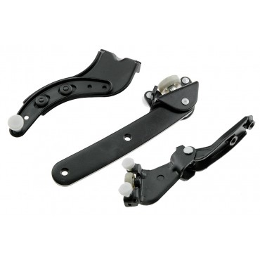 x3 Galet Rouleau porte Latérale Droite Pour Vw Caddy 2K0843397