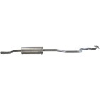 Silencieux d'échappement Central Pour Toyota Yaris Daihatsu Charade VIII