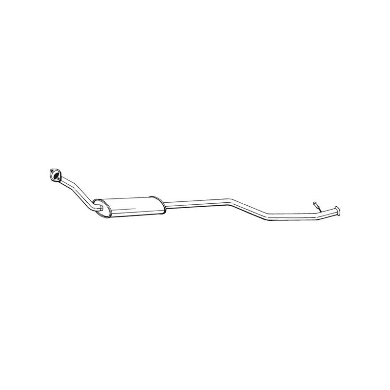 Silencieux d'échappement Central Pour Citroën Xsara Picasso 1717AJ 1717K7