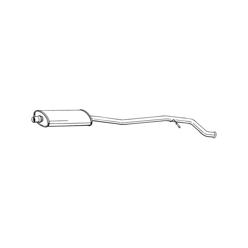 Silencieux d'échappement Central Pour Peugeot 406 1717J1