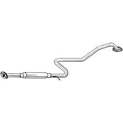 Silencieux d'échappement Central Pour Nissan Primera Hatchback 203003J300