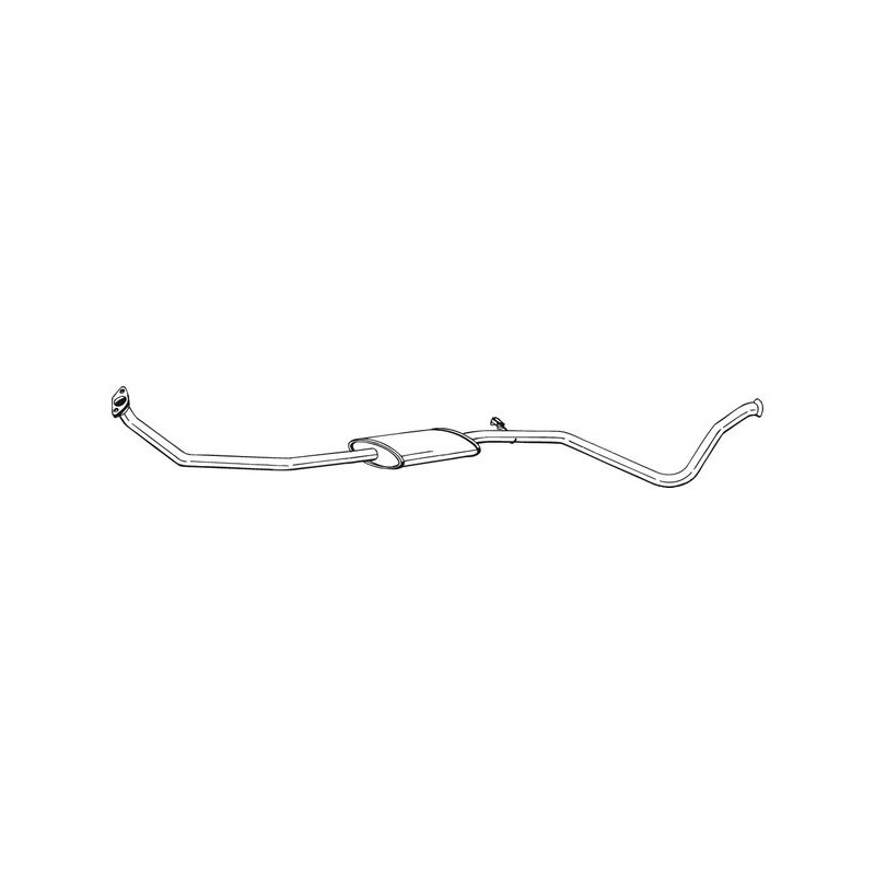 Silencieux d'échappement Central Pour Peugeot 306 1717N3