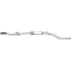 Silencieux d'échappement Central Pour Peugeot 206 1717AS 1717W4