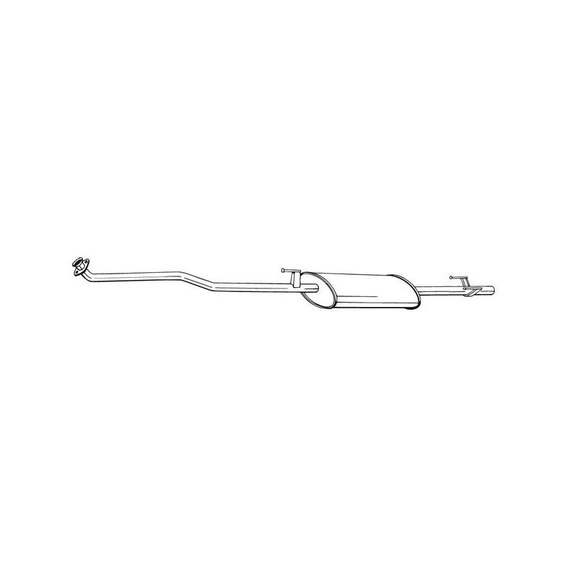 Silencieux d'échappement Avant Pour MERCEDES Sprinter 2-T Autobus/Autocar