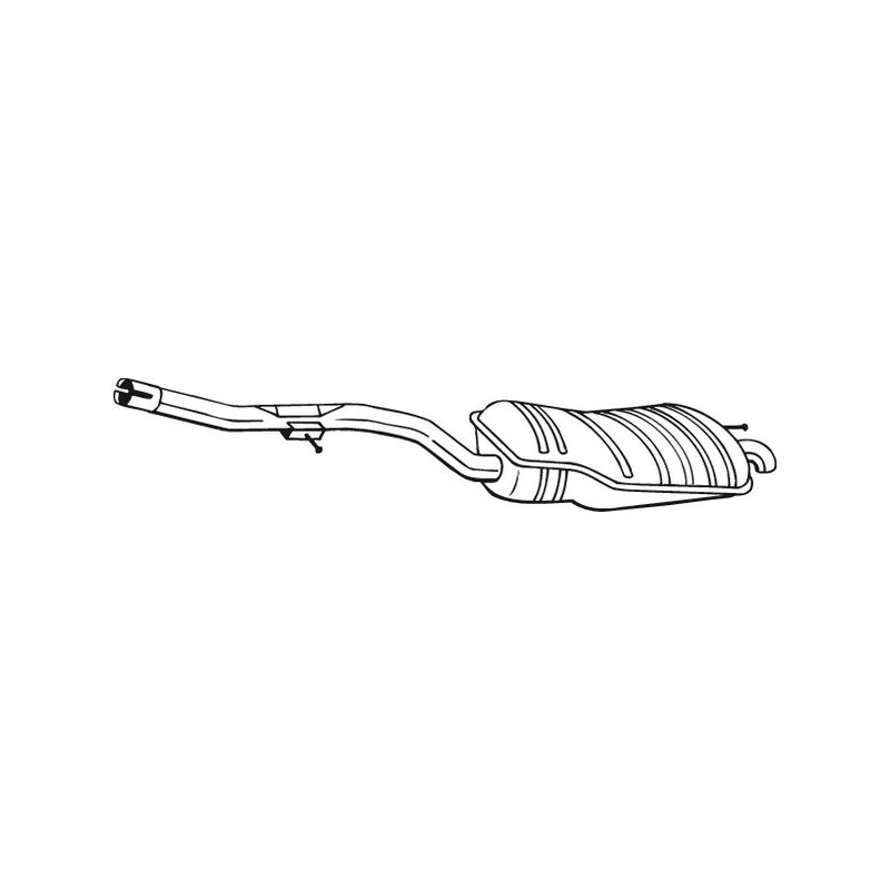Silencieux d'échappement Arrière Pour BMW 3 Touring 18312246935