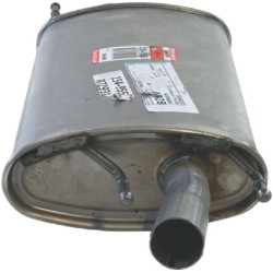 Silencieux d'échappement Arrière Pour Ford Fiesta IV Mazda 121 III