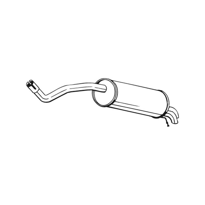 Silencieux d'échappement Arrière Pour Skoda Roomster Praktik 6Q7253609D