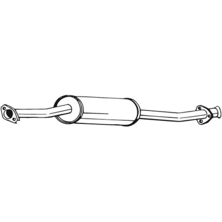 Silencieux d'échappement Central Pour Peugeot Fiat Citroën 1705W7 1316591080