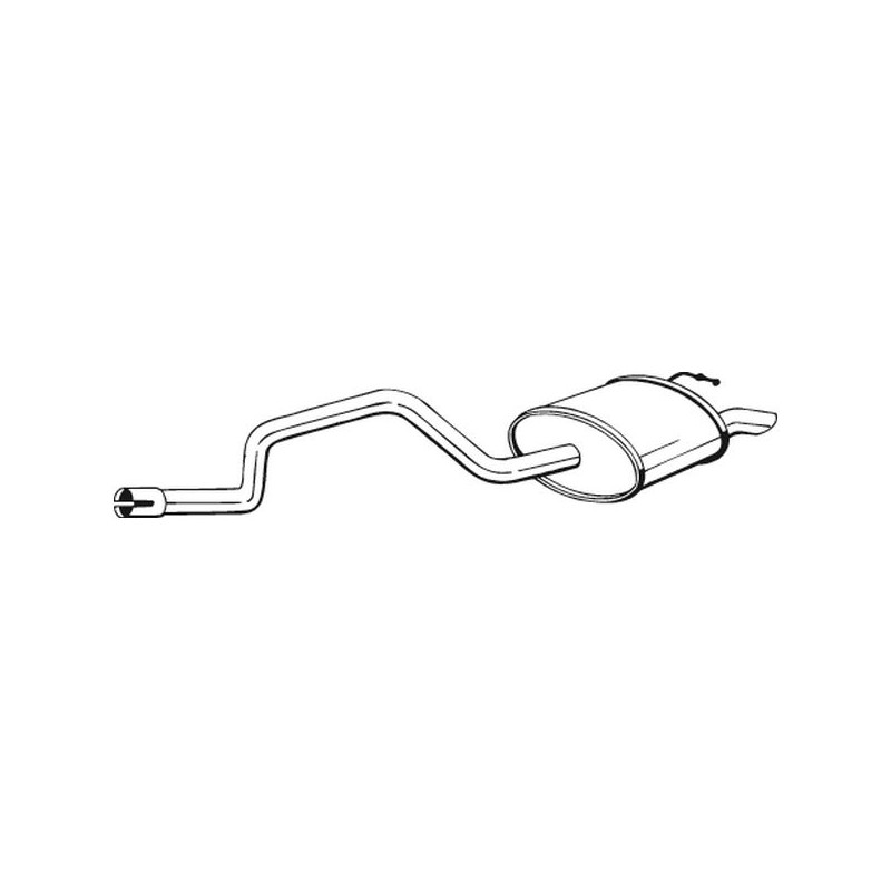 Silencieux d'échappement Arrière Pour Ford Mondeo III A Trois Volumes 1148404