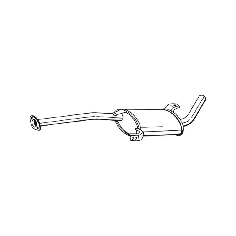 Silencieux d'échappement Central Pour Nissan Terrano II 201007F654