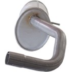 Silencieux d'échappement Arrière Pour VW Polo 6Q6253609F 6R6253609AP