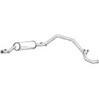 Silencieux d'échappement Arrière Pour Peugeot Fiat Citroën 172588 5963507