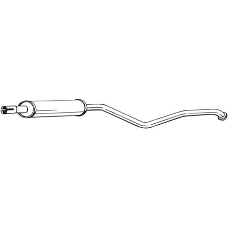 Silencieux d'échappement Central Pour Renault Laguna II Grandtour 8200085777