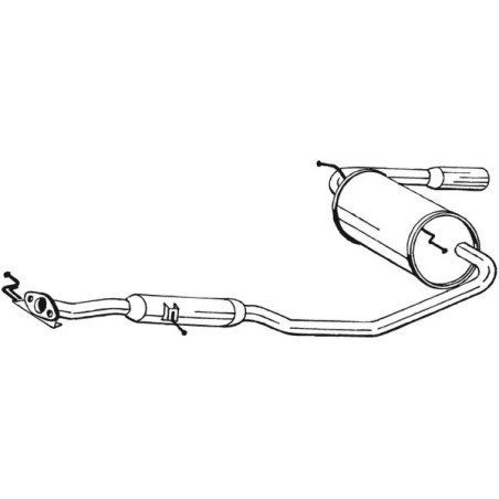 Silencieux d'échappement Arrière Pour Mazda MX-5 I BP5640100D BP5640100F