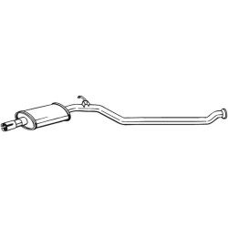 Silencieux d'échappement Central Pour Peugeot 206 1705FL 1717FK