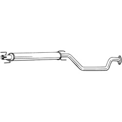 Silencieux d'échappement Central Pour Opel Zafira A Monospace Vauxhall 5852169