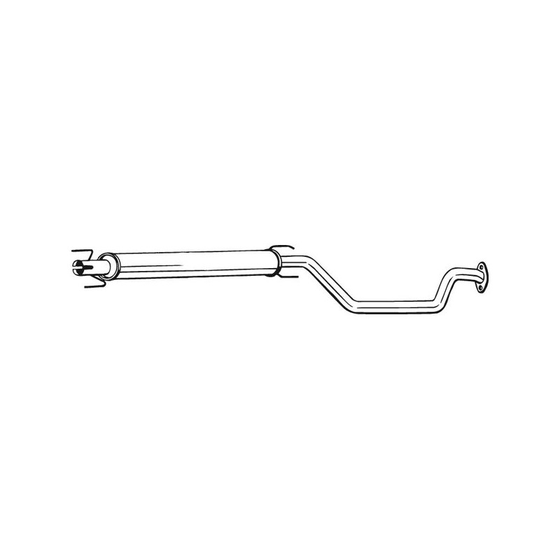 Silencieux d'échappement Central Pour Opel Zafira A Monospace Vauxhall 5852169