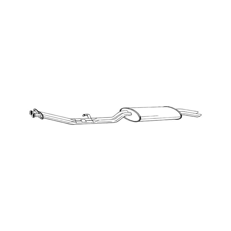 Silencieux d'échappement Arrière Pour BMW 3 Touring 18101705783
