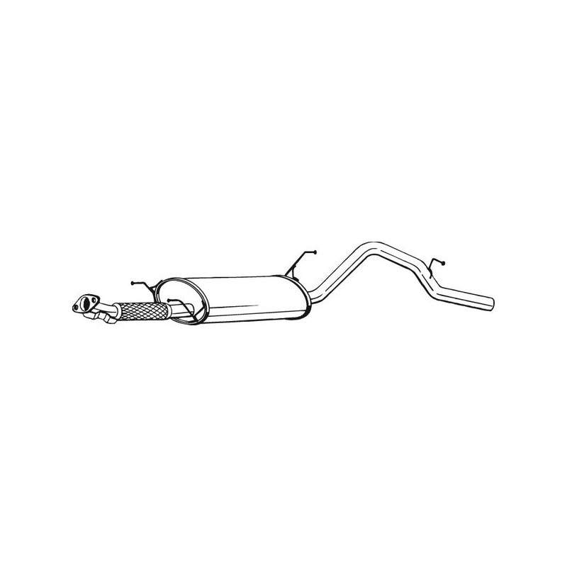 Silencieux d'échappement Arrière Pour Daihatsu Terios 1740587401