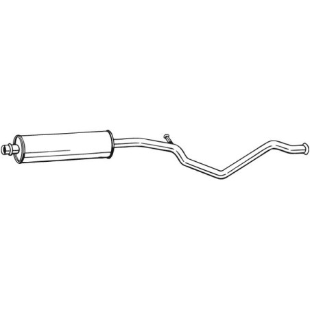 Silencieux d'échappement Central Pour Peugeot 307 1717Q4 9800524380