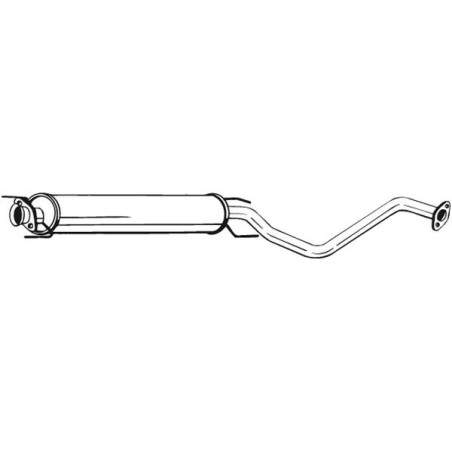 Silencieux d'échappement Central Pour Opel Vectra B Vauxhall