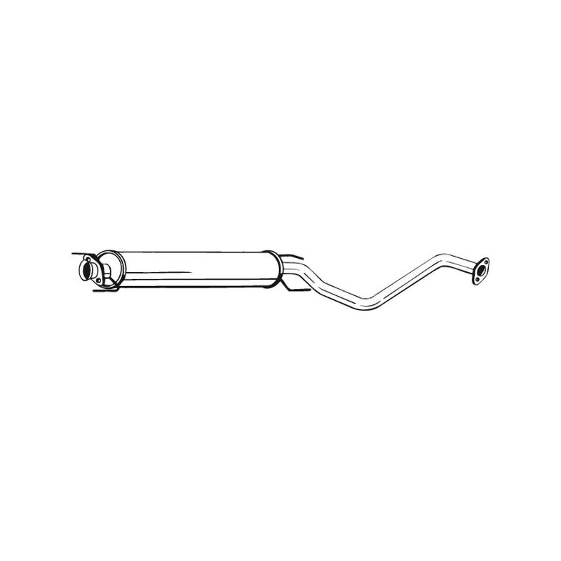 Silencieux d'échappement Central Pour Opel Vectra B Vauxhall