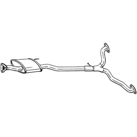 Silencieux d'échappement Central Pour Chevrolet Captiva Van 96629168