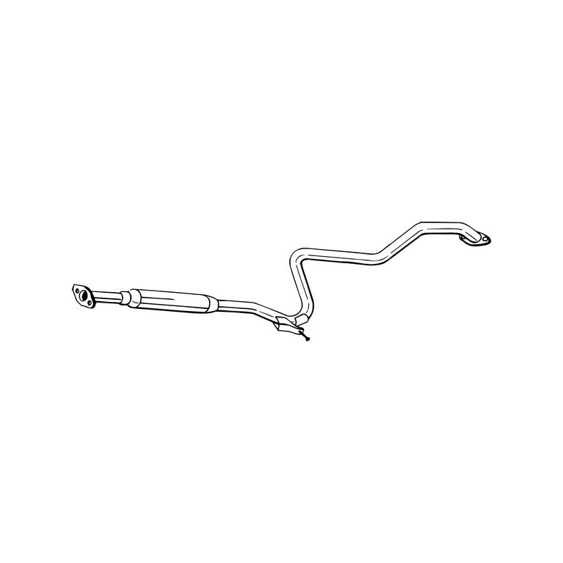 Silencieux d'échappement Central Pour Nissan Almera I Hatchback 203000N210