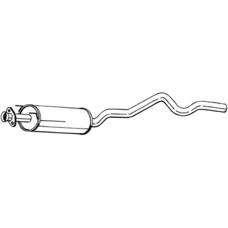 Silencieux d'échappement Central Pour Opel Astra F Camionnette/Break