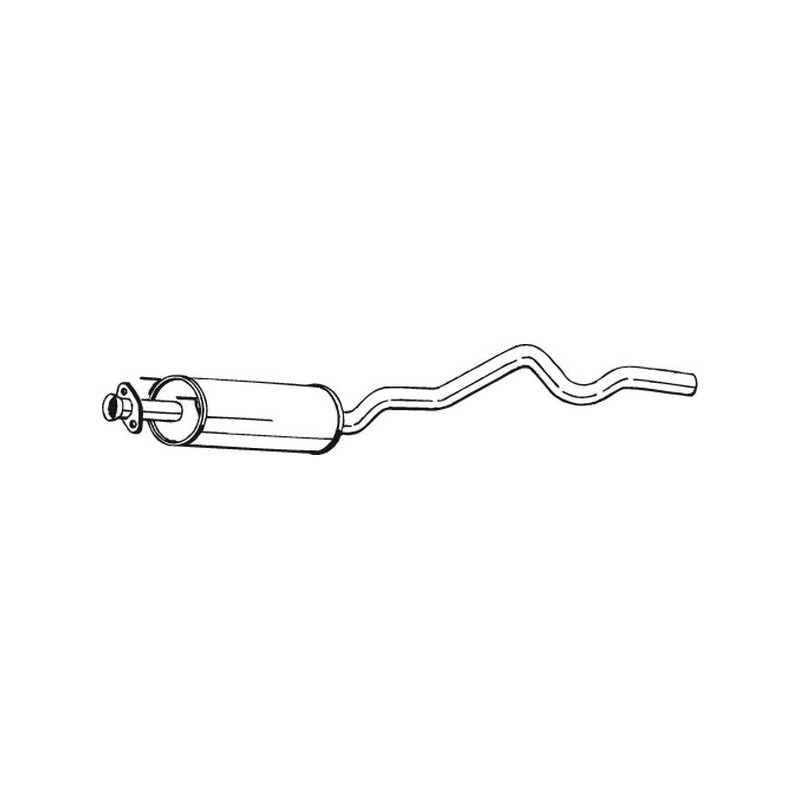 Silencieux d'échappement Central Pour Opel Astra F Camionnette/Break