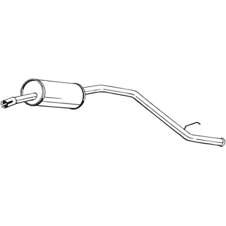 Silencieux d'échappement Arrière Pour Fiat Autobianchi Lancia 7570005 7650774