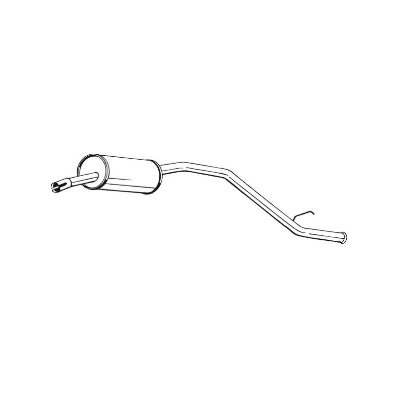 Silencieux d'échappement Arrière Pour Fiat Autobianchi Lancia 7570005 7650774