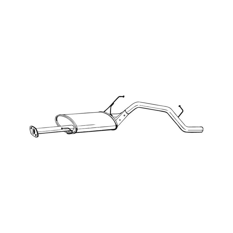 Silencieux d'échappement Arrière Pour Daihatsu Terios 1740587409 1740587417